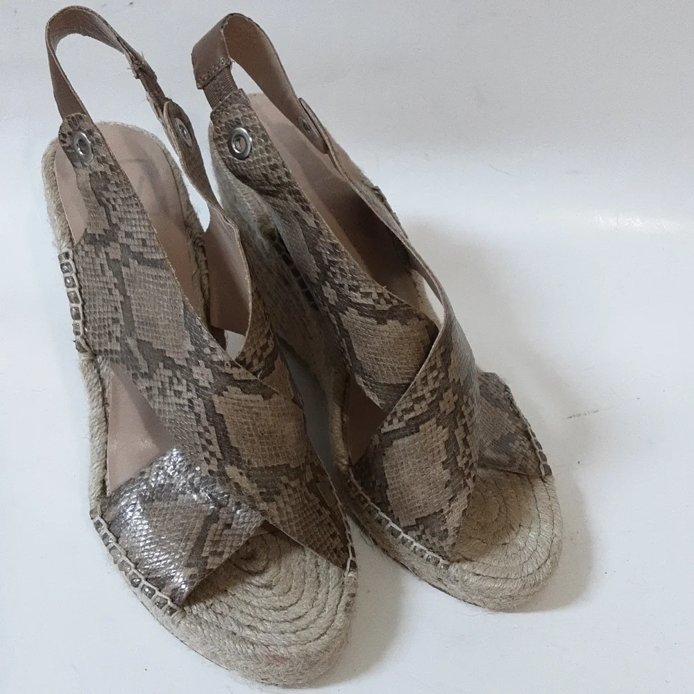Dolce vita saundra women wedge espadrille sandals in size 8 casual party y2k